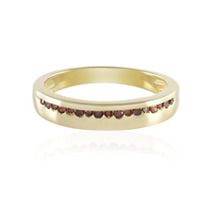 Anillo en plata con Diamante rojo I2