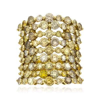 Anillo en oro con Diamante fancy SI2 (CIRARI)