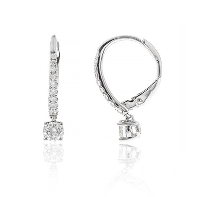 Pendientes en oro con Diamante I1 (H)  (CIRARI)