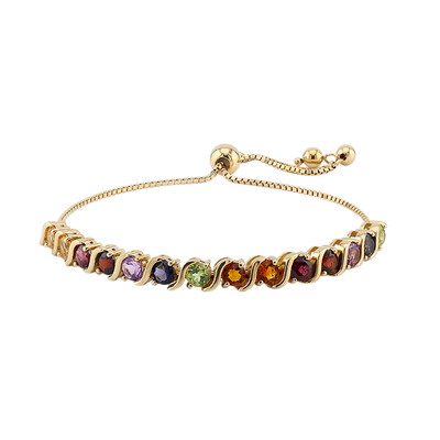 Brazalete en plata con Granate