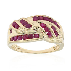 Anillo en oro con Rubí