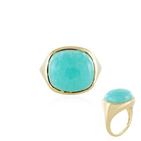 Anillo en plata con Amazonita