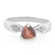 Anillo en plata con Ojo de tigre rojo