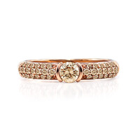 Anillo en oro con Diamante rosa de Francia de Argyle VS1