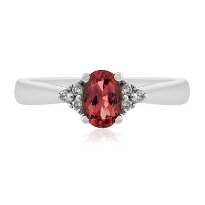Anillo en oro con Espinela roja de Birmania (CIRARI)