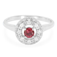 Anillo en plata con Rubí de Malawi