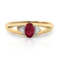 Anillo en oro con Rubelita