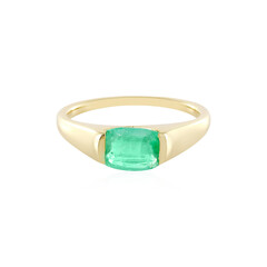 Anillo en oro con Esmeralda de Rusia (AMAYANI)