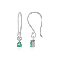 Pendientes en plata con Esmeralda de Etiopía