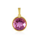 Colgante en plata con Fluorita rosa