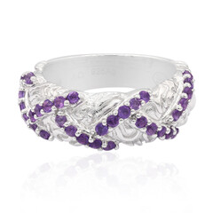 Anillo en plata con Amatista (Remy Rotenier)