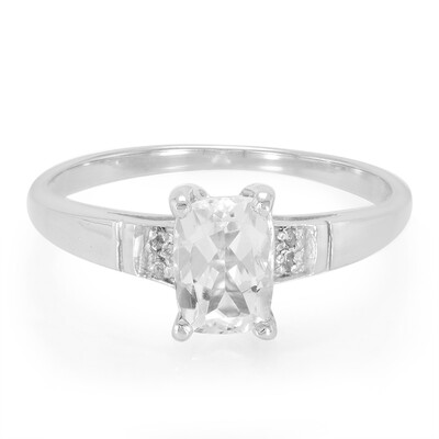 Anillo en plata con Goshenita