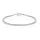Brazalete en plata con Topacio blanco (Adela Silber)