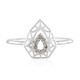 Anillo en oro con Diamante champán I2 (Ornaments by de Melo)