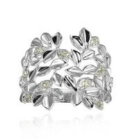 Anillo en plata con Peridoto