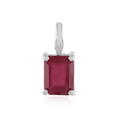 Colgante en plata con Rubí de Madagascar