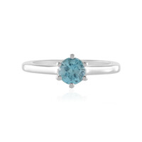 Anillo en plata con Zircón de Ratanak Kirí