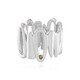 Anillo en plata con Diamante I3 champán (de Melo)