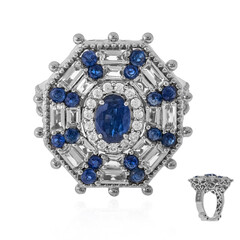 Anillo en plata con Cianita (Dallas Prince Designs)