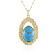 Collar en plata con Turquesa (Faszination Türkis)