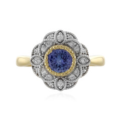 Anillo en plata con Tanzanita