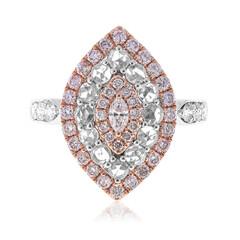 Anillo en oro con Diamante rosa I1 (CIRARI)