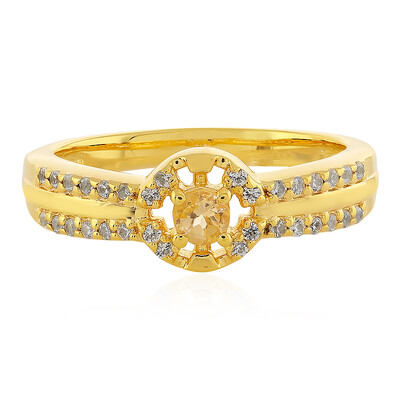Anillo en plata con Granate imperial