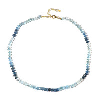 Collar en plata con Aguamarina Santa María (Adela Silber)