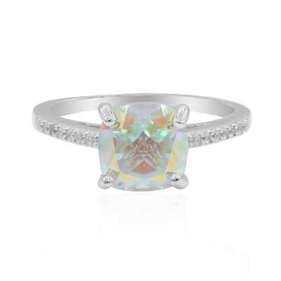 Anillo en plata con Topacio Rayo de Luna