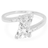 Anillo en plata con Danburita