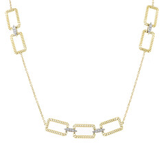 Collar en oro con I1 (I) Diamante (Ornaments by de Melo)