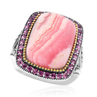 Anillo en plata con Rodocrosita