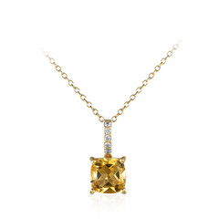 Collar en plata con Citrino