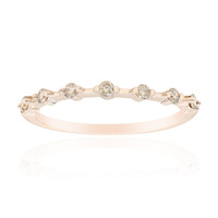 Anillo en oro con Diamante rosa de Francia de Argyle SI1