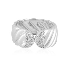 Anillo en plata con Diamante I2 (H) (de Melo)
