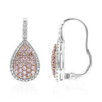 Pendientes en oro con Diamante rosa I1 (CIRARI)