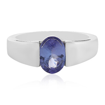 Anillo en plata con Tanzanita