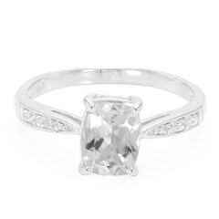 Anillo en plata con Goshenita