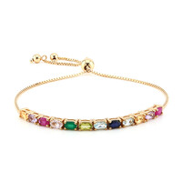 Brazalete en plata con Rubí
