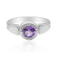 Anillo en plata con Amatista