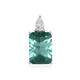 Colgante en plata con Fluorita verde