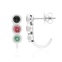 Pendientes en plata con Turmalina rosa de Brasil (Pallanova)