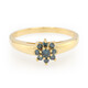 Anillo en plata con Diamante fantasía
