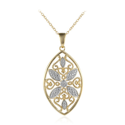 Collar en plata con Diamante I3 (I)