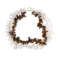 Collar en plata con Ojo de tigre