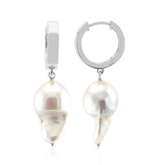 Pendientes en plata con Perla blanca Freshwater (TPC)