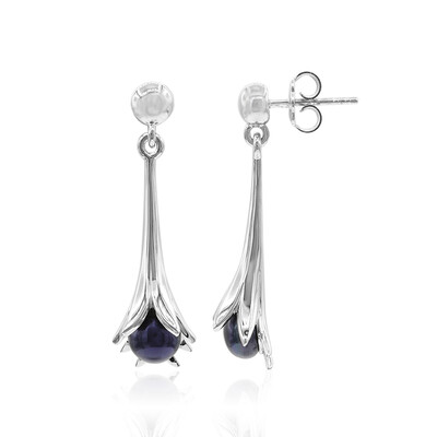 Pendientes en plata con Perla Freshwater (TPC)