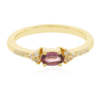 Anillo en plata con Espinela Lavanda