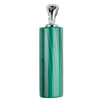 Colgante en plata con Malaquita
