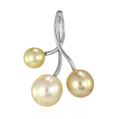 Colgante en plata con Perla dorada del Mar del Sur Kabira  (TPC)
